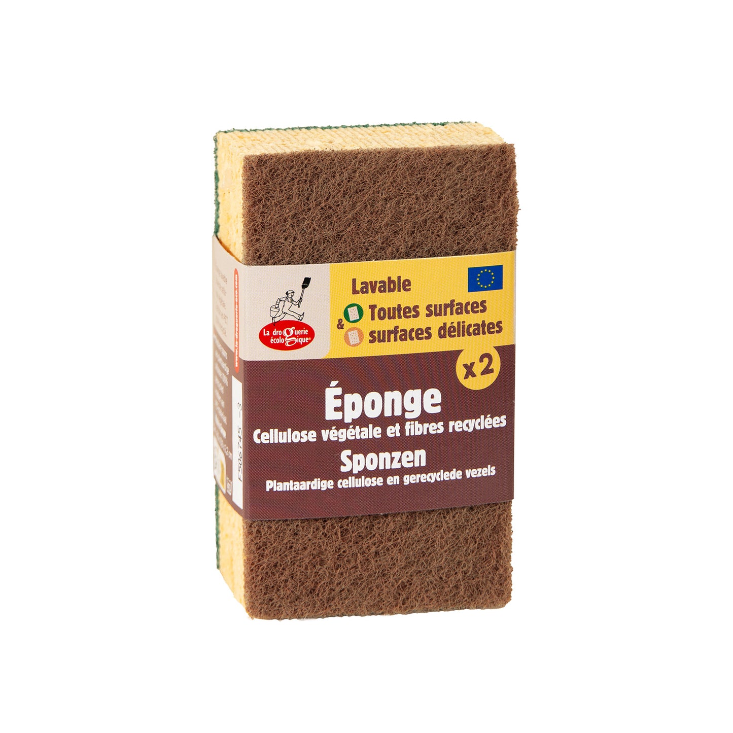 Esfregona 2 unidades todas as superfícies + superfícies delicadas