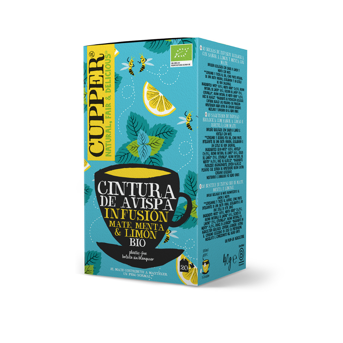 Infusión Cintura de Avispa Bio Cupper 20 bolsas