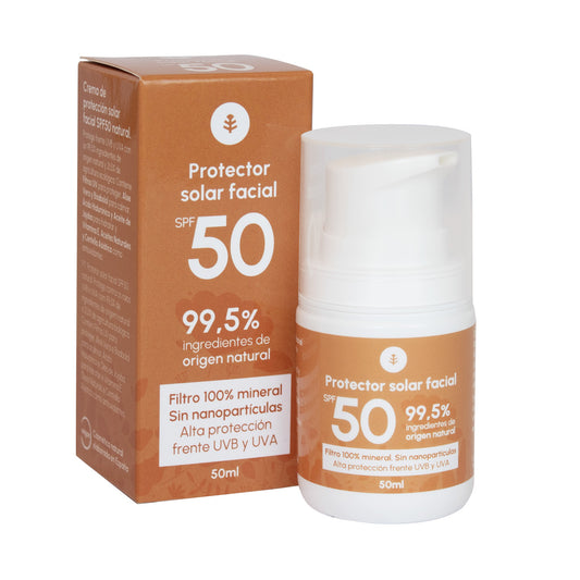 Creme Protetor Solar Facial 100% Mineral Planeta Huerto FPS 50 50 ml