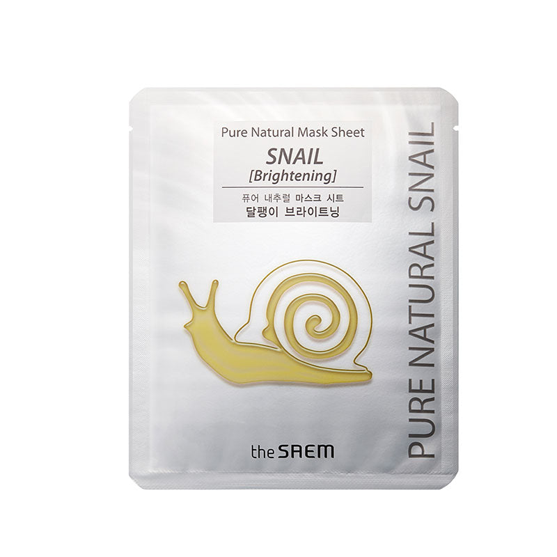 Pure Natural Mask Sheet (snail Brightening )_mascarilla De Caracol Iluminadora_20ml_2022_0