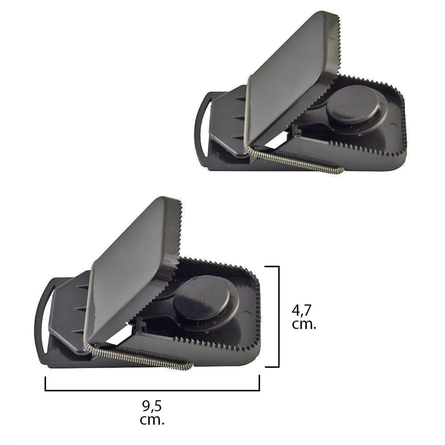 Trampa Ratones Plastico 9.5 X 4.7 Cm. (bolsa 2 Unidades)