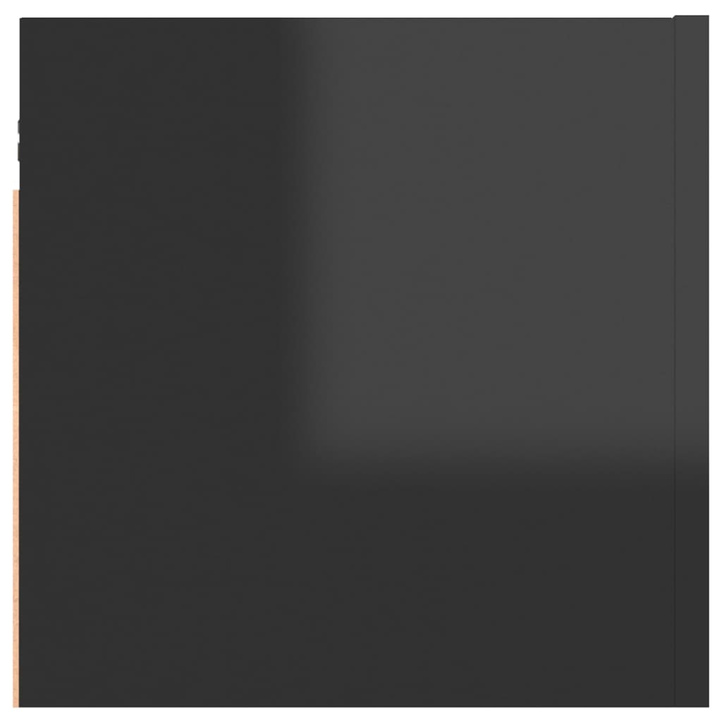 Mesita De Noche Madera De Ingeniería Negra 30,5x30x30 Cm_4