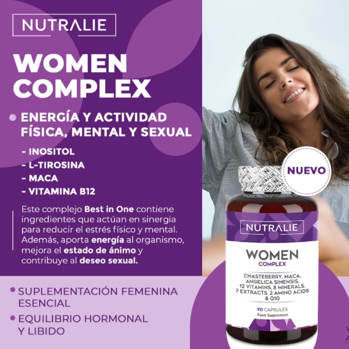 Nutralie Complex + Q10 Atividade Hormonal 90 Cápsulas