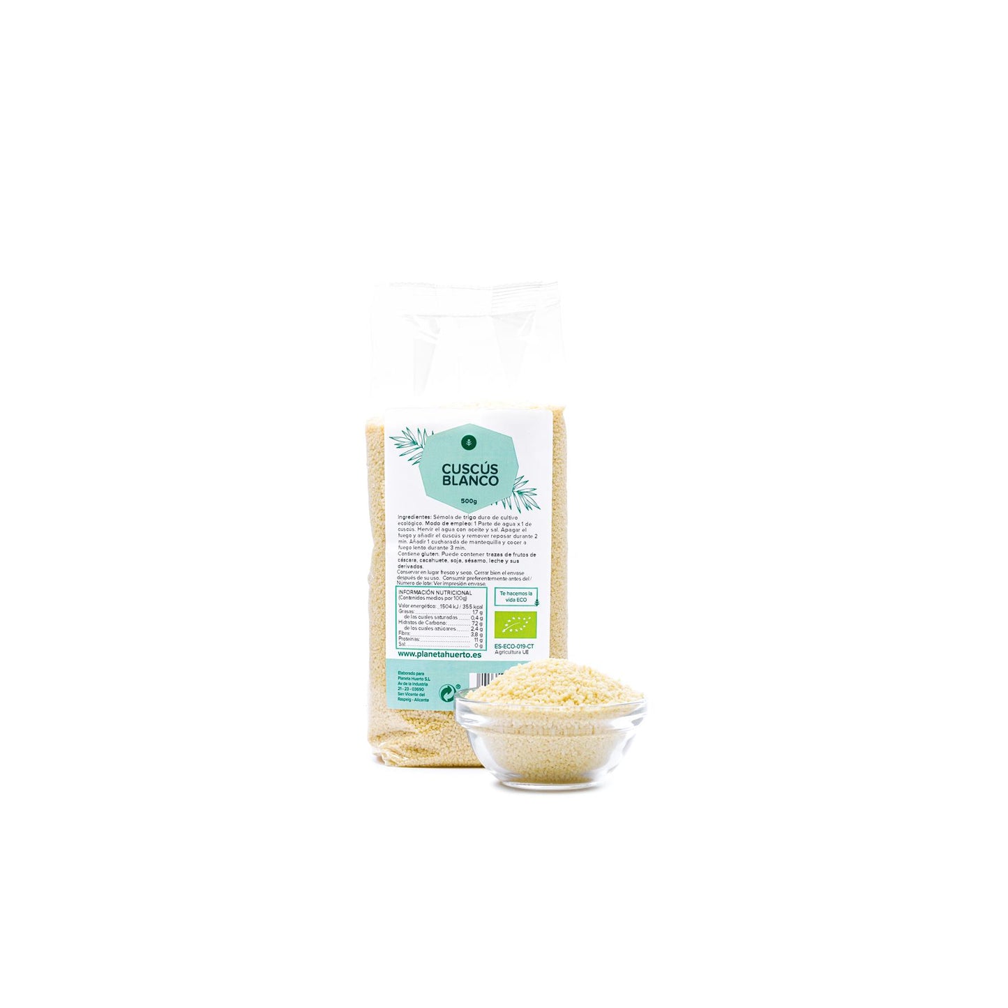 Planeta Huerto ECO Cuscuz Branco 500 g