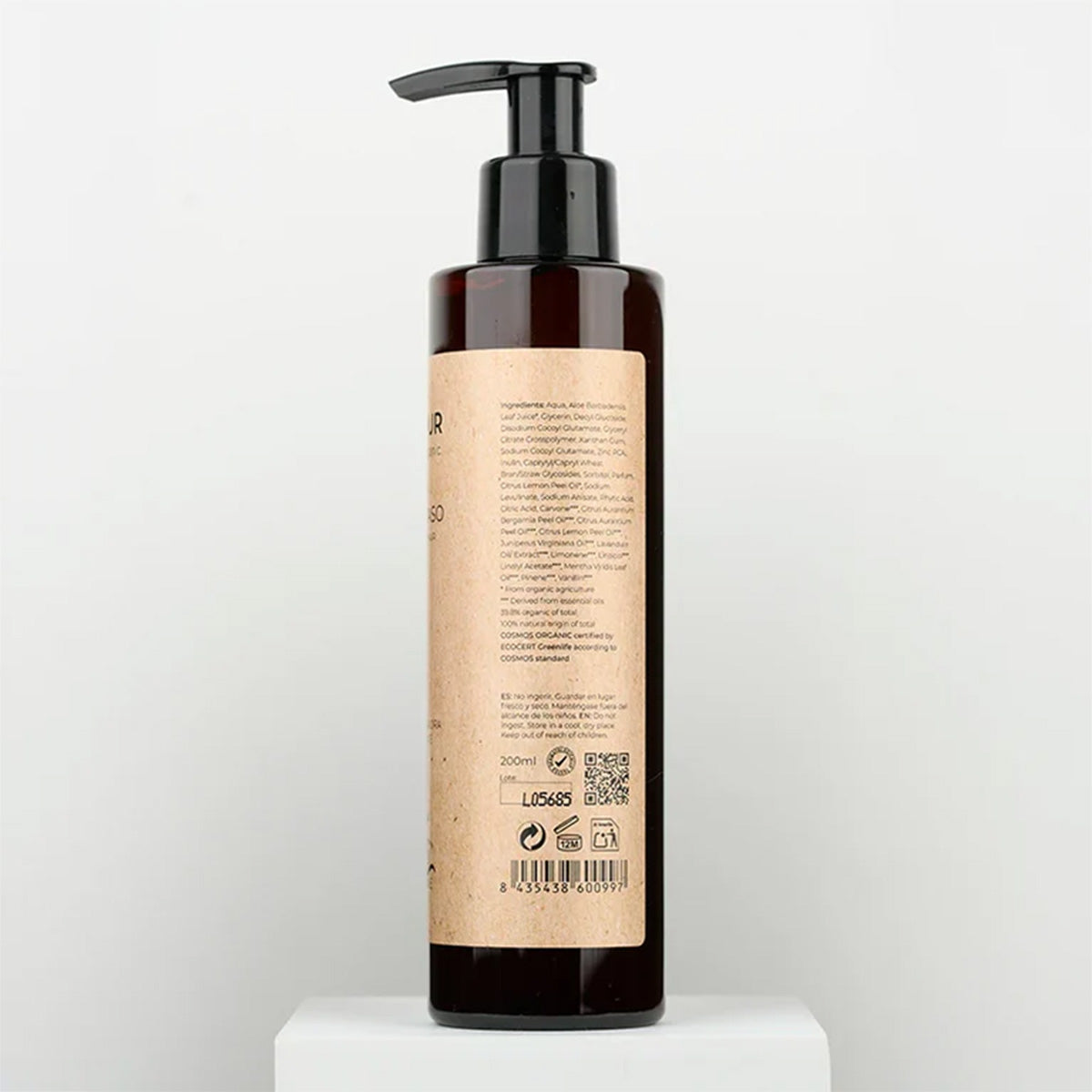 Arganour Champô sem sulfatos para cabelos oleosos 200ml