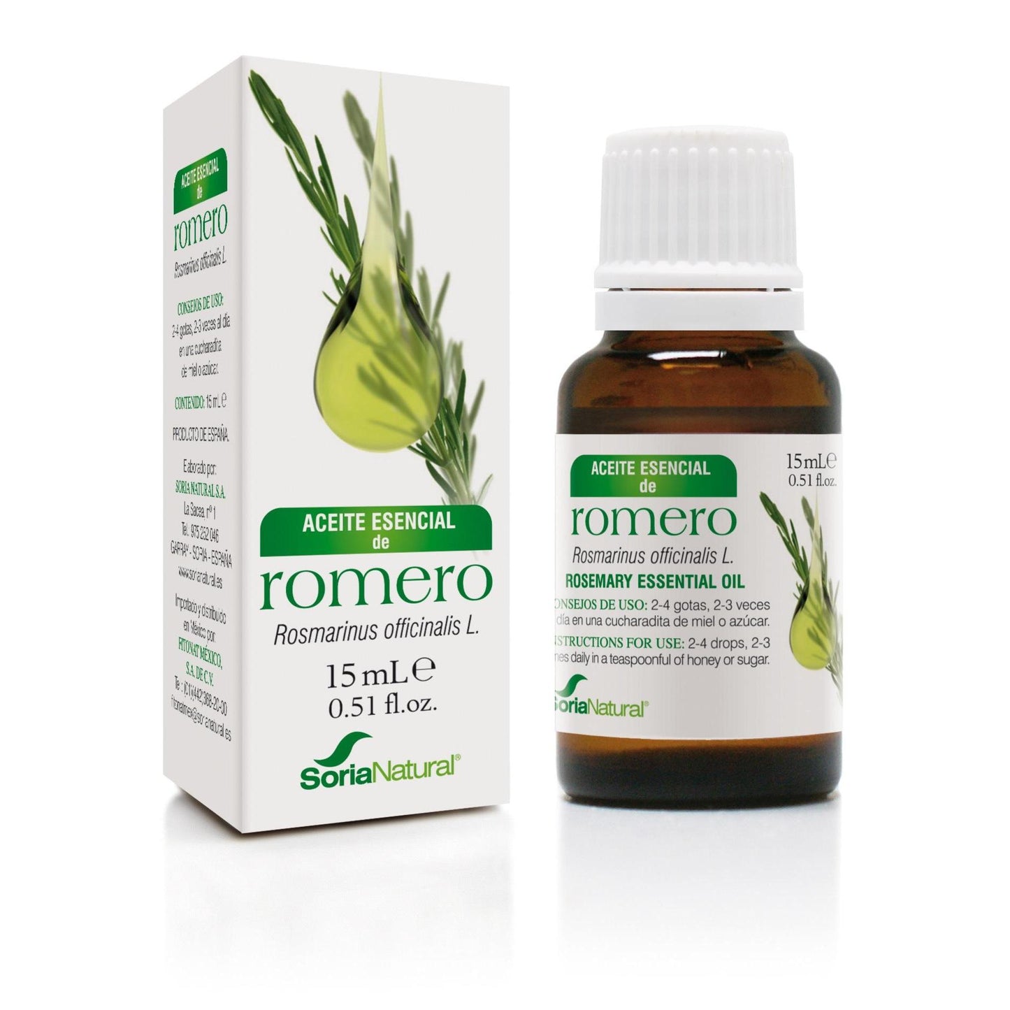 Essência de Alecrim Soria Natural 15 ml