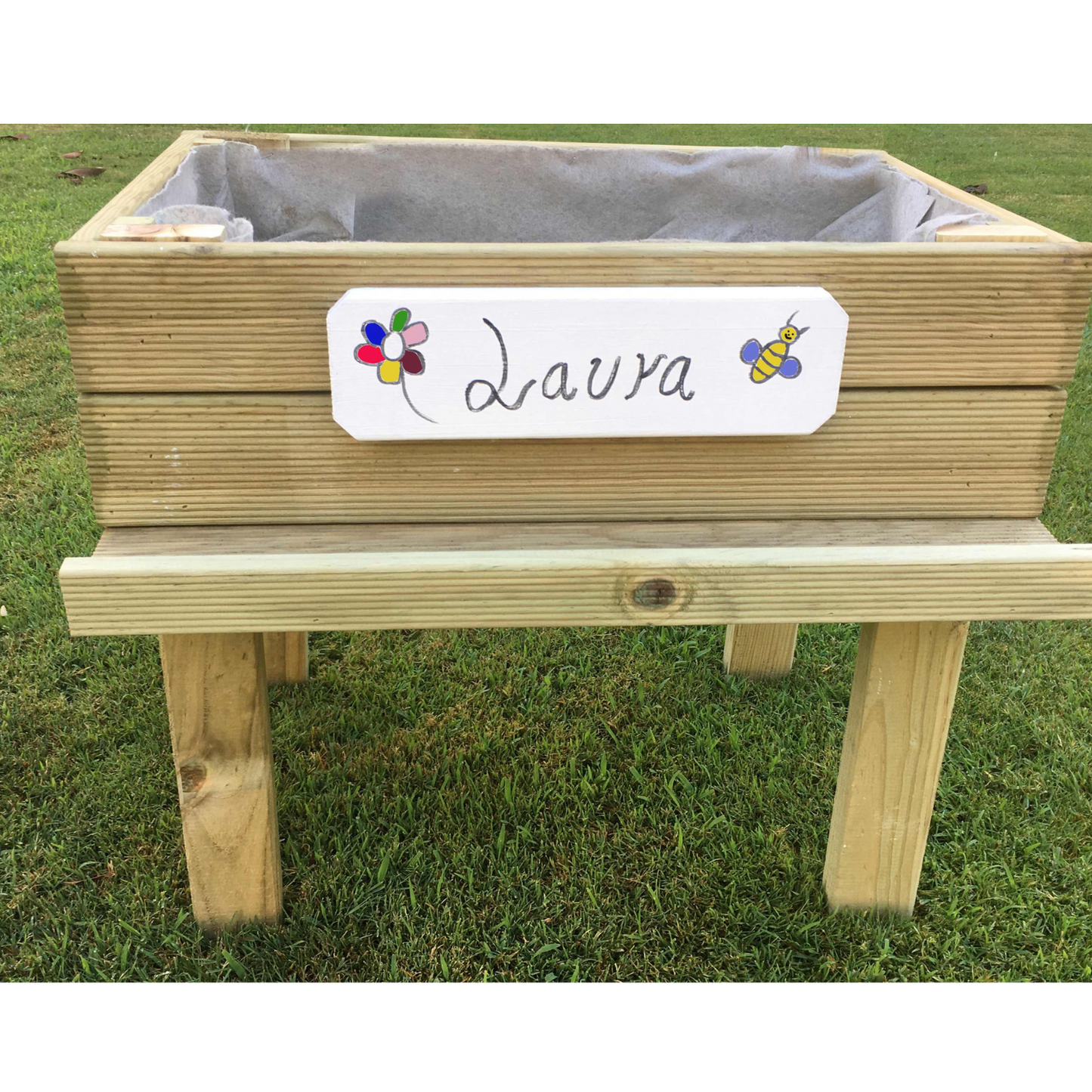 Mesa De Cultivo Kumi Profunda 20cm Vidahuerto Infantil 60x40x55 Cm._5