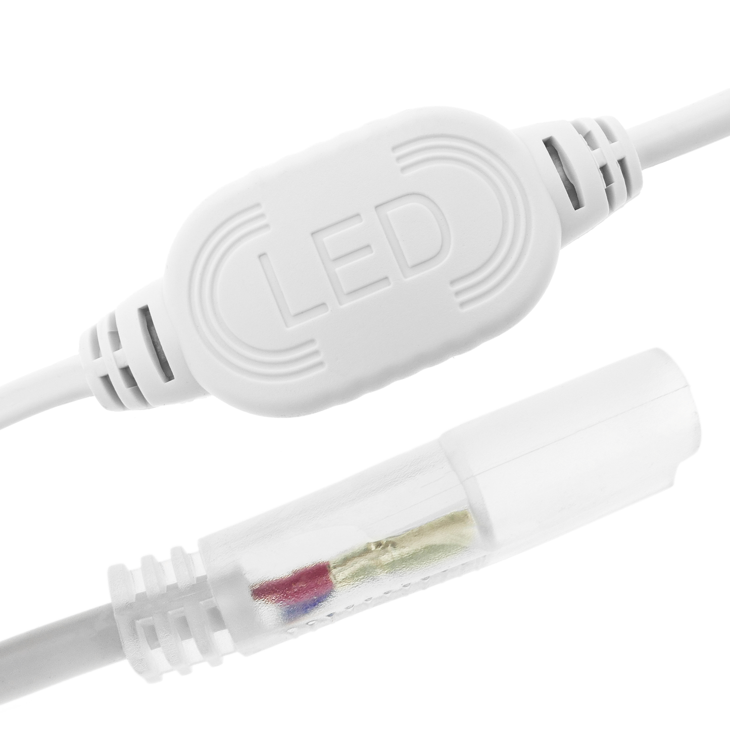 Enchufe Conexión Eléctrica Para Led Neón Flex Lnf 2 Pin 16x8mm 220vac_4