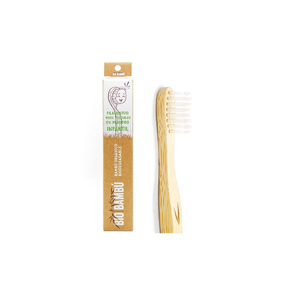 Escova de dentes de bambu infantil Bio Bamboo