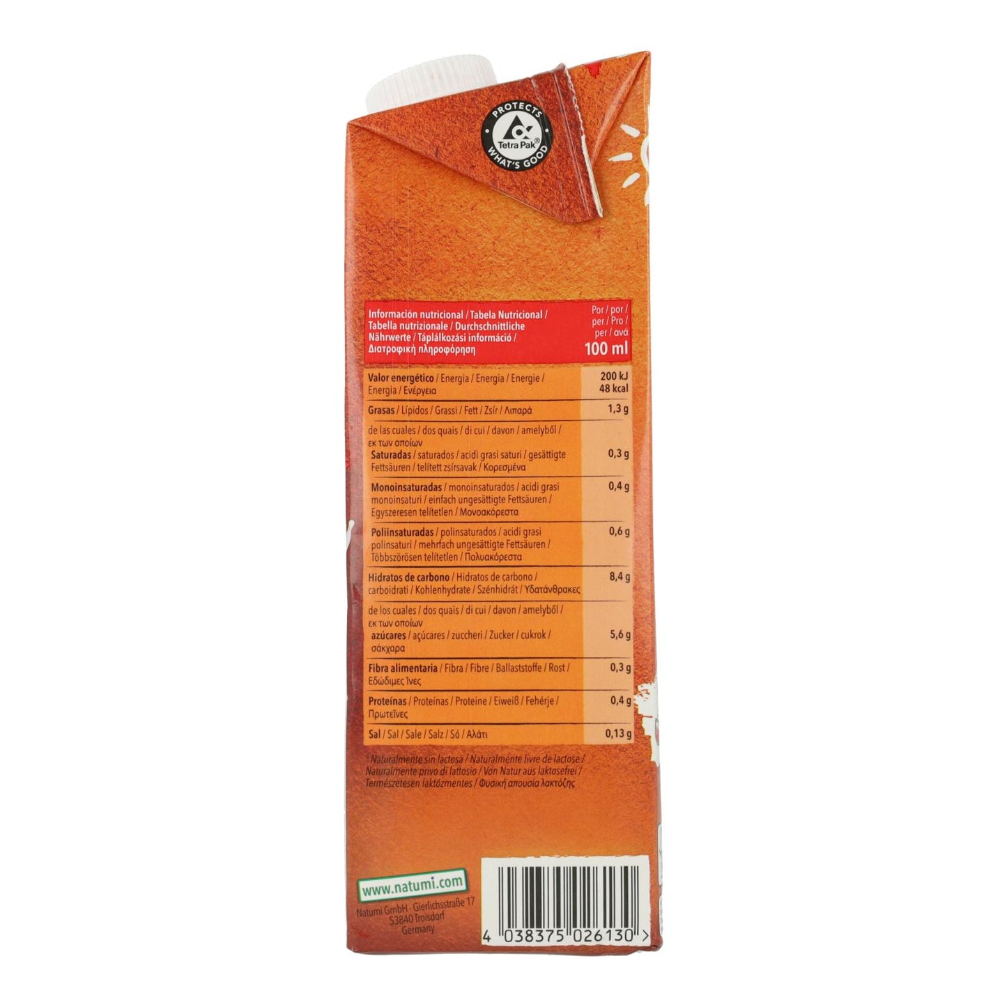 Pack de 12 Bebidas de Aveia Biológica Natumi 1 L