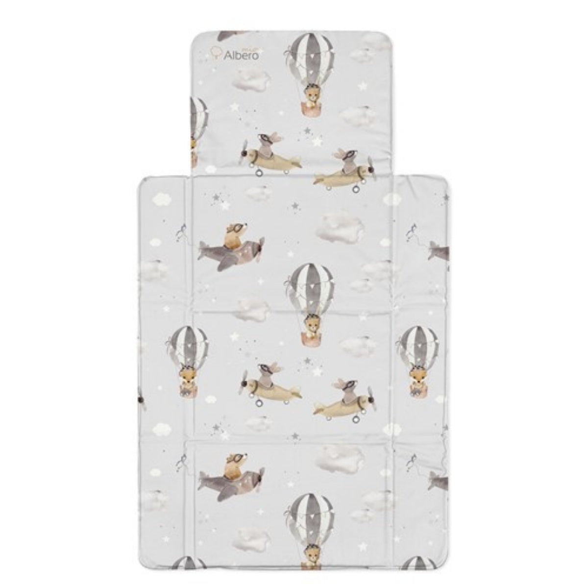 Cambiador Plegable De Viaje Plastificado Balloon Flight_2