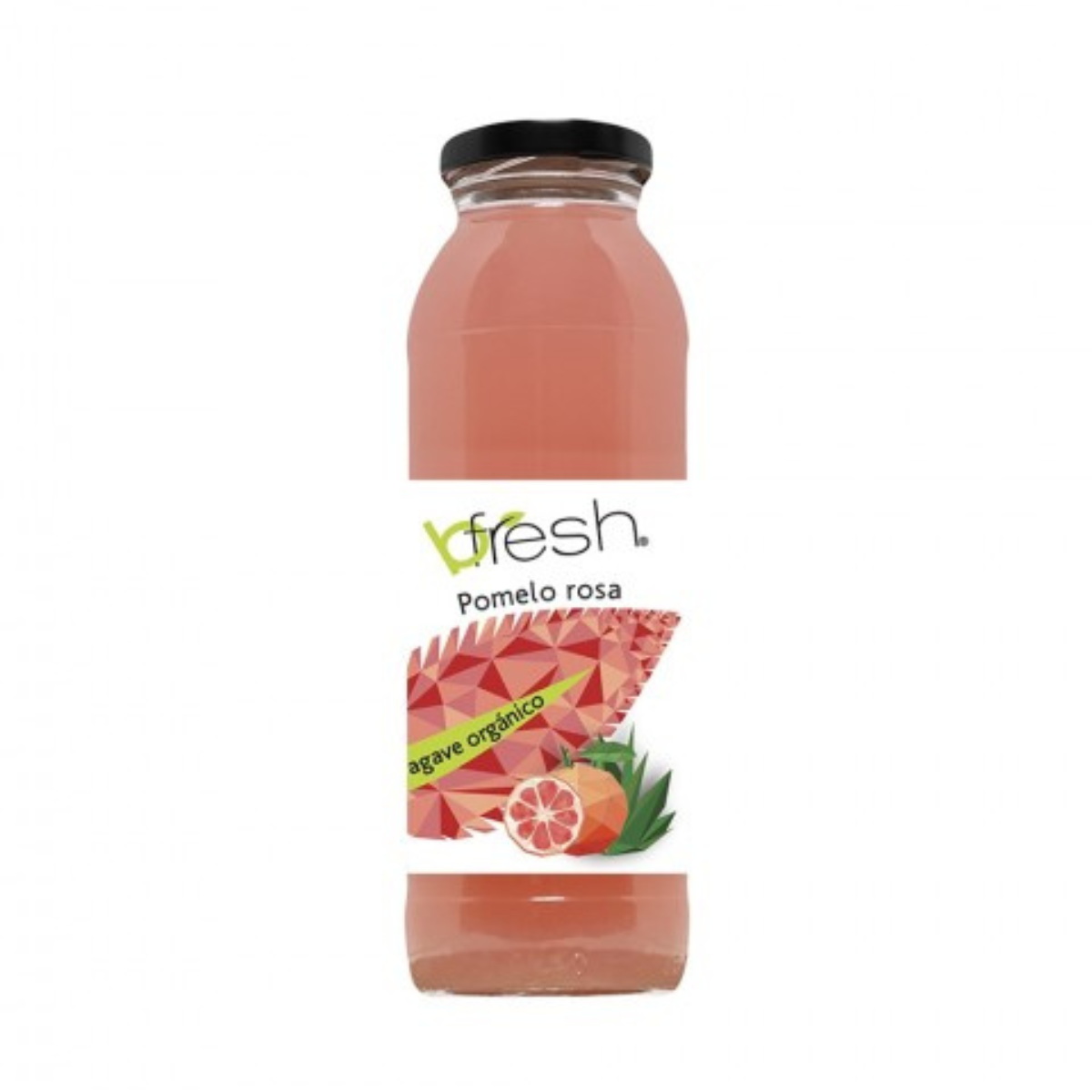 Sumo Bfresh de limão, toranja rosa e gengibre com xarope de agave biológico VROUBIS 25 cl
