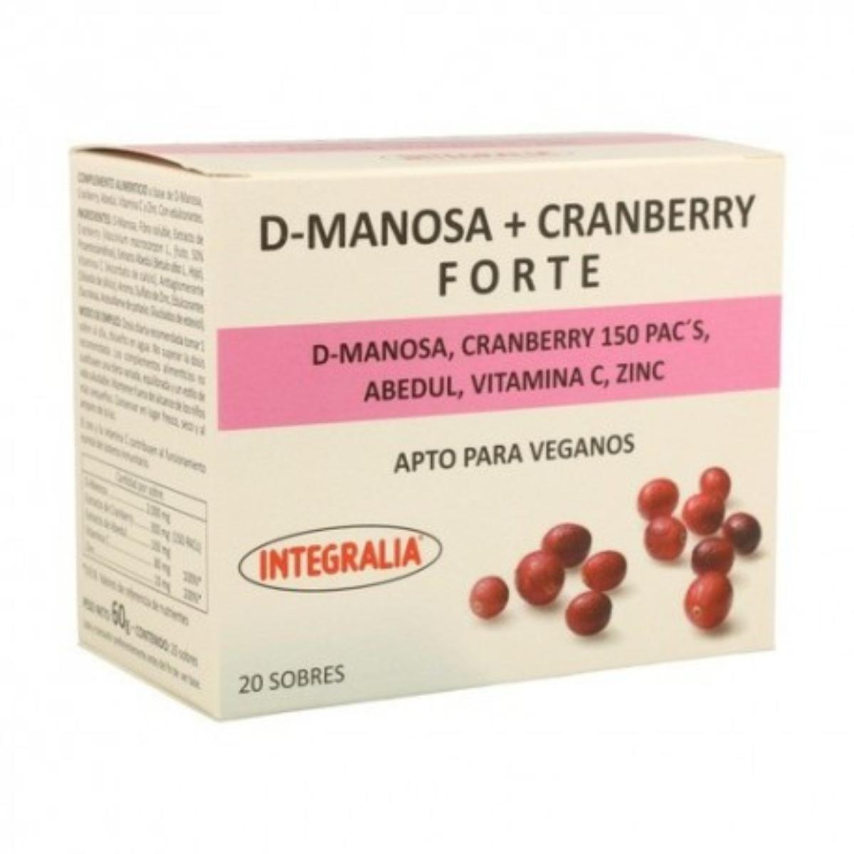 D-Manose + Cranberry 20 Saquetas