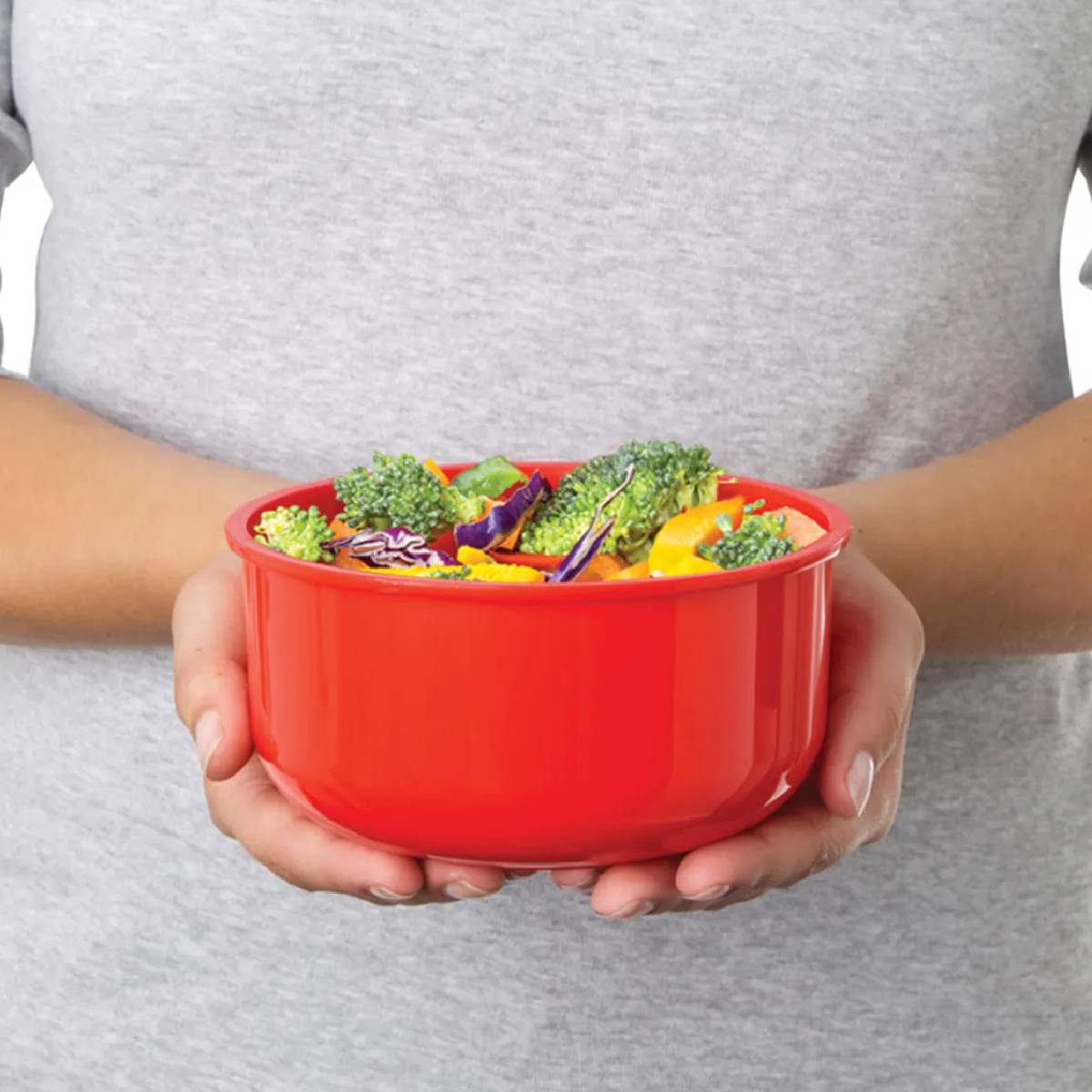 Recipiente redondo para sistema de micro-ondas 915 ml