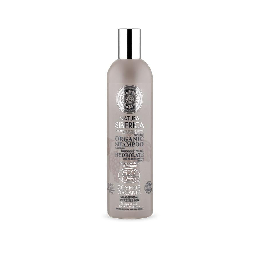 Champô Natura Siberica Energia e Brilho para Cabelo Fraco 400 ml