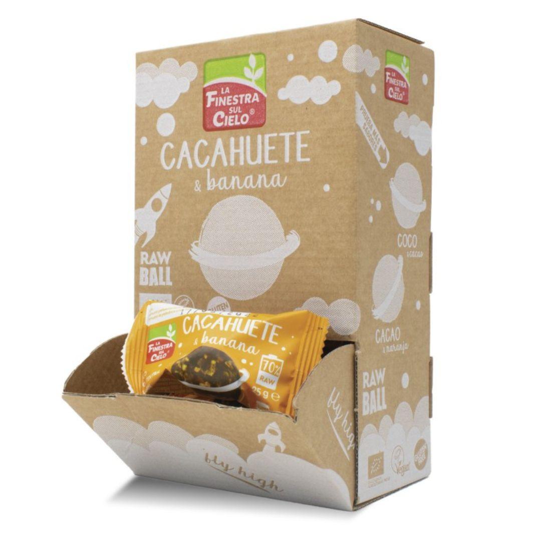 Energy ball Cacahuete & Banana La Finestra Sul Cielo 25g