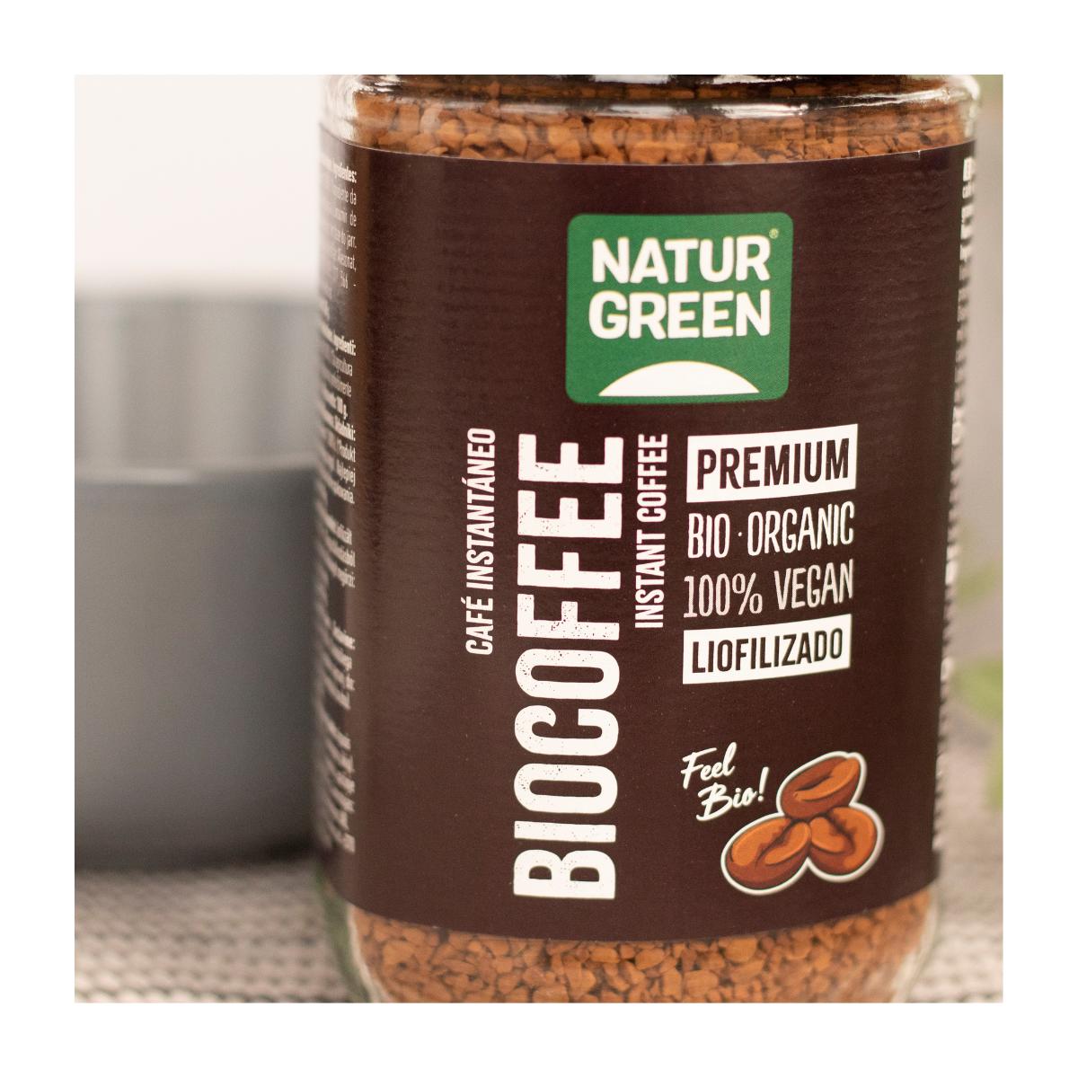 Café Instantâneo Biológico Biocofee Naturgreen 100 g