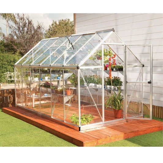 Estufa Harmony 370x185x208 cm prateada Canopia da Palram