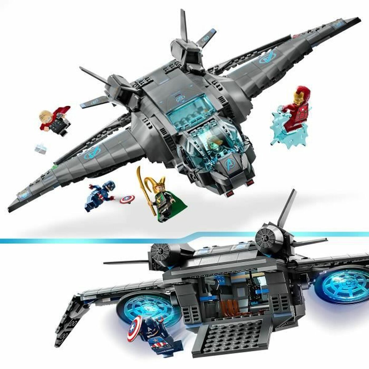 Playset Lego Marvel 76248 Los Vengadores Quinjet 795 Piezas_0