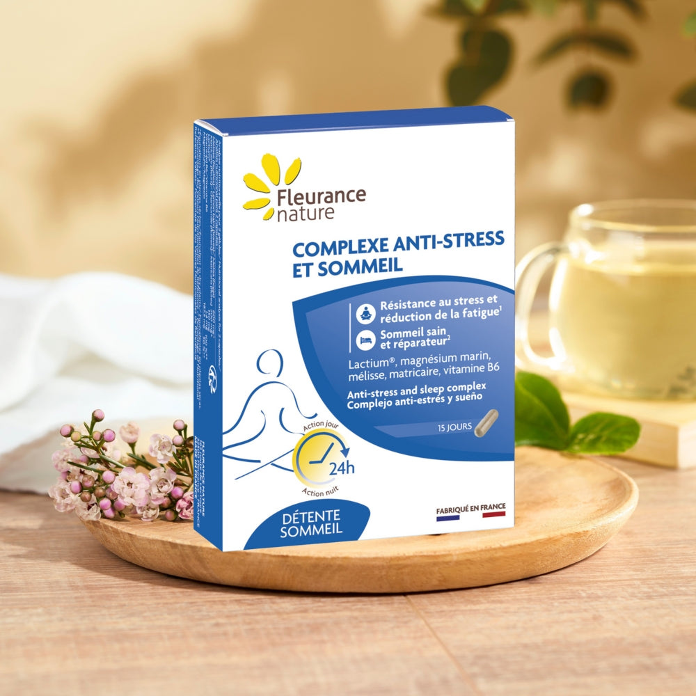 Complejo Antiestrés Y Sueño Fleurance Nature 30 Cápsulas_1