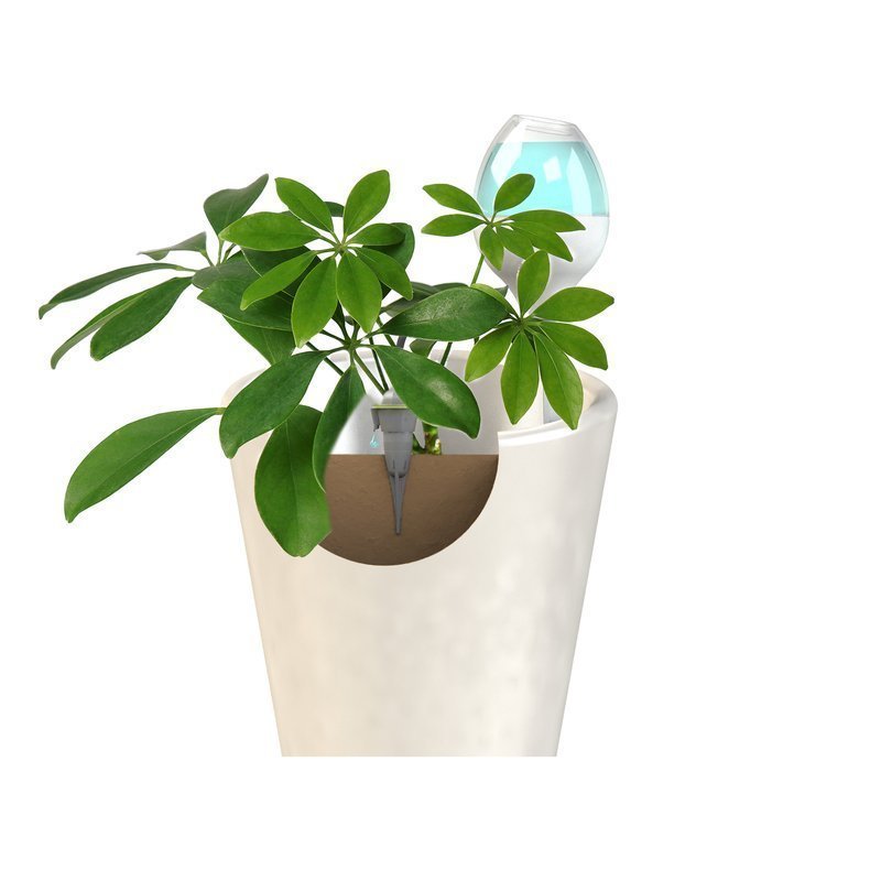 Riego Por Goteo Para Plantas Iriso Con Depósito – Blanco_4