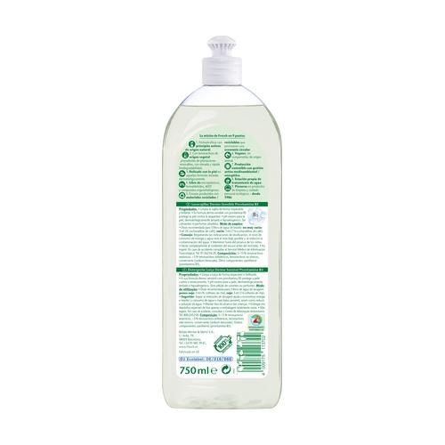 Embalagem de 2 detergentes hipoalergénicos para máquina de lavar louça Frosch de 750 ml