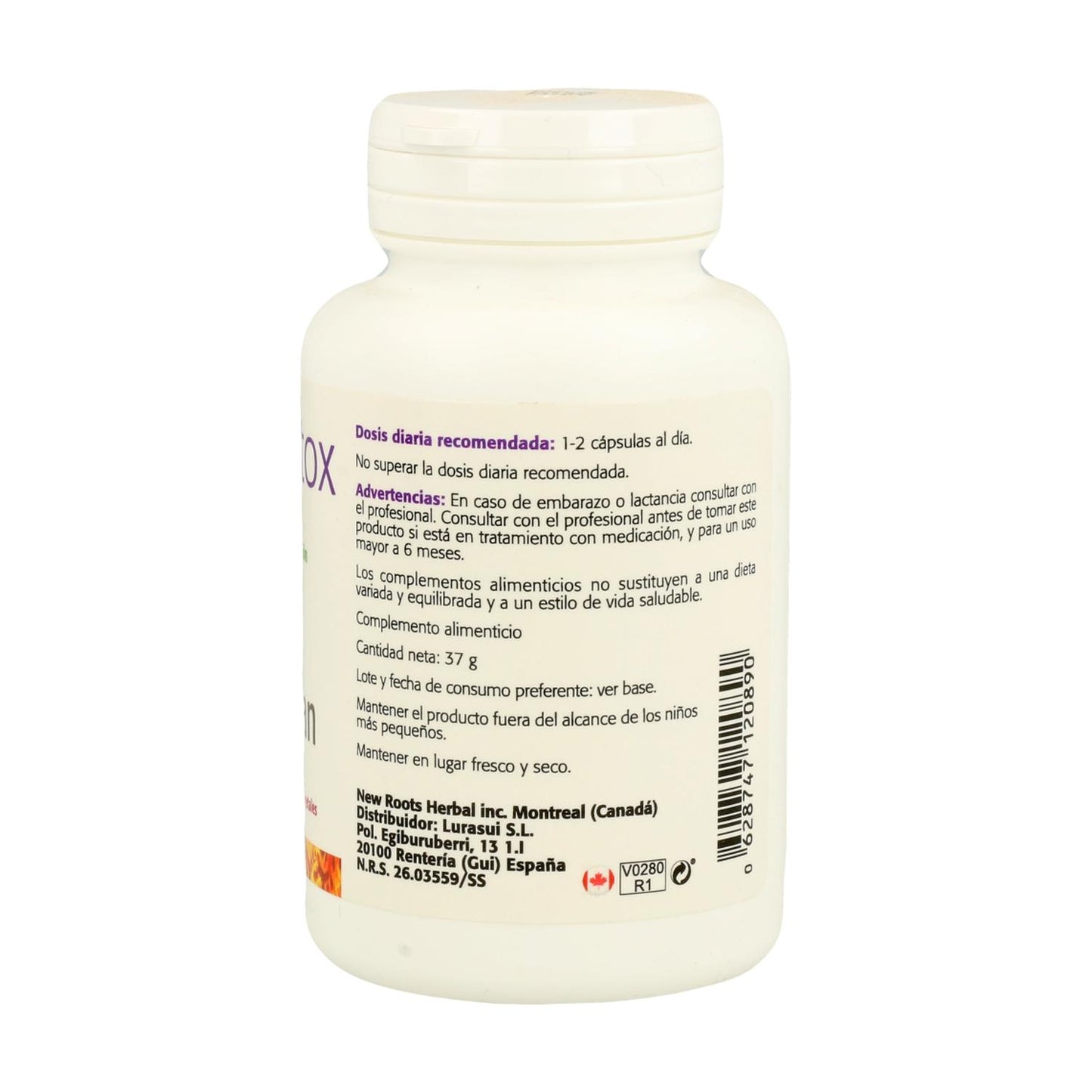 Protetor Detox em Metal Sura Vitas 60 cápsulas