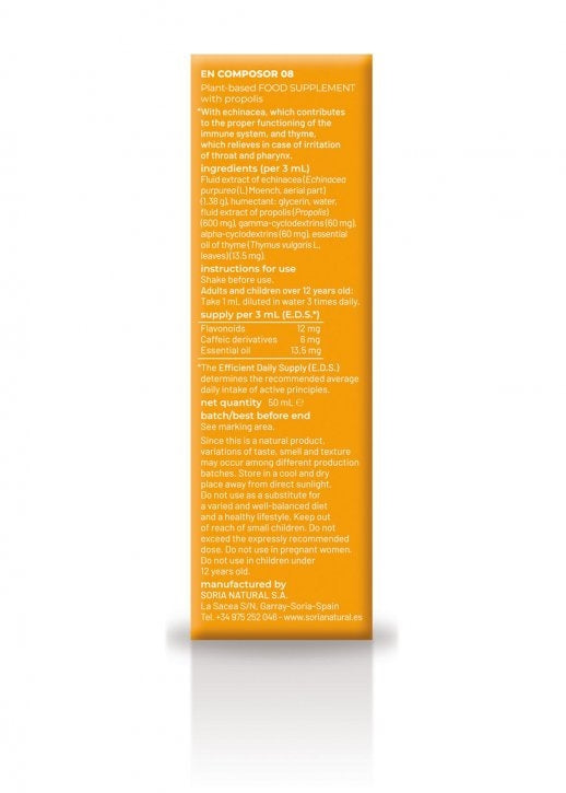 Composor 8 Echina XXI Century Echina Soria Natural, 50 ml