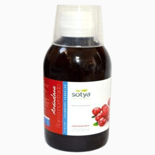 Sumo de arando concentrado Sotya, 250 ml