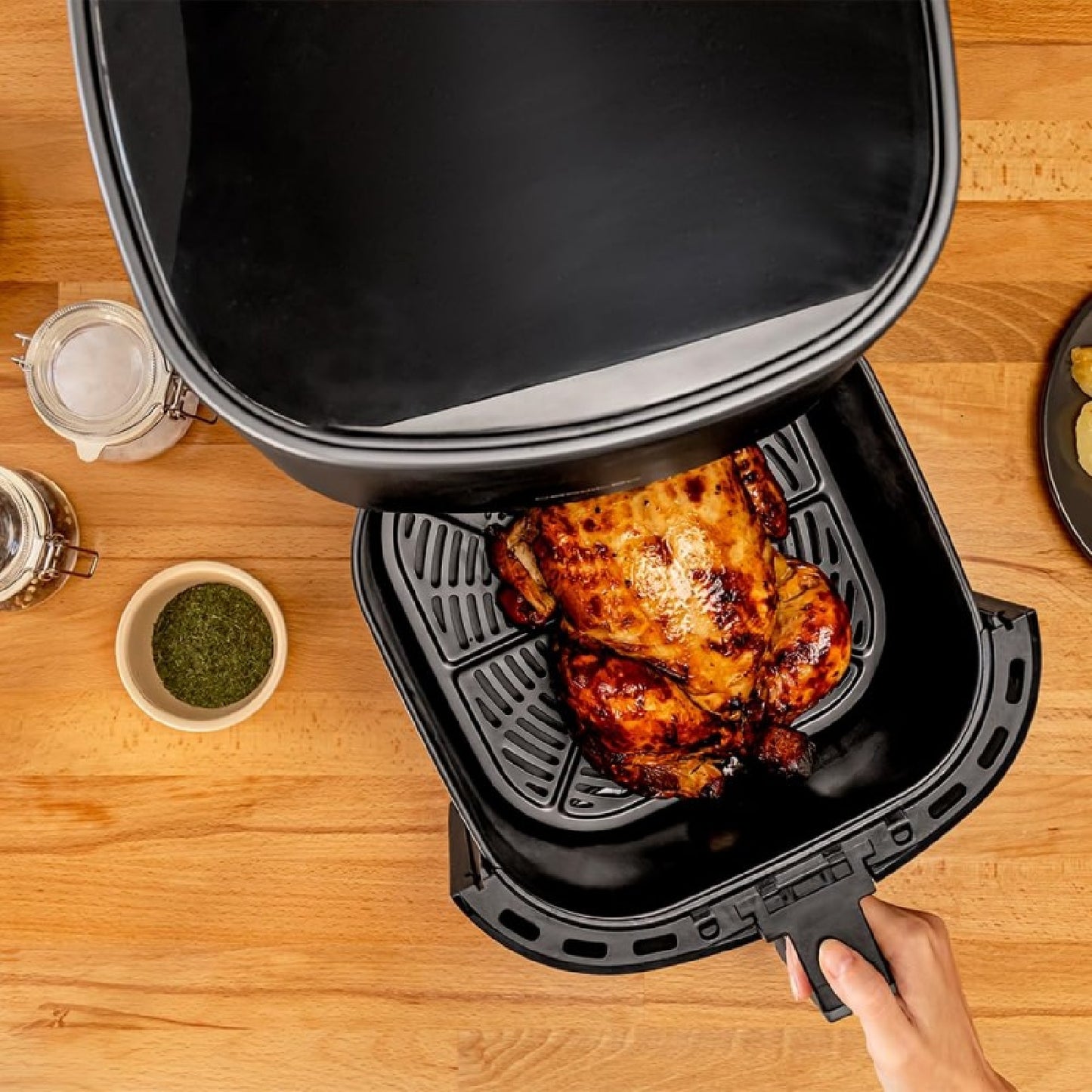 Freidora De Aire Sin Aceite De 6,5l Cecofry Fantastik 6500 Pack 1700w,tecnología Perfectcook, 12 Modos De Cocinado, Táctil, Regulable 80-200grados C_4