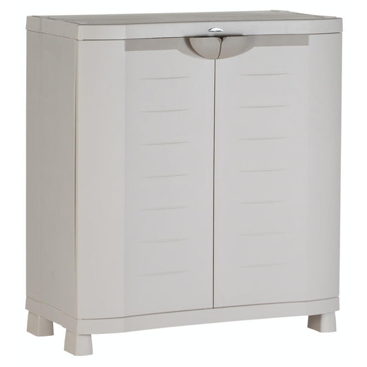 Armário médio 90 cm Space Saver Plastiken Bege