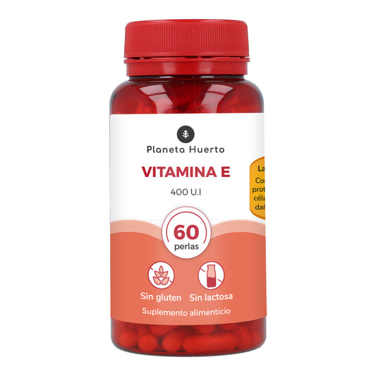 Vitamina E 400 UI Planeta Huerto 60 pérolas