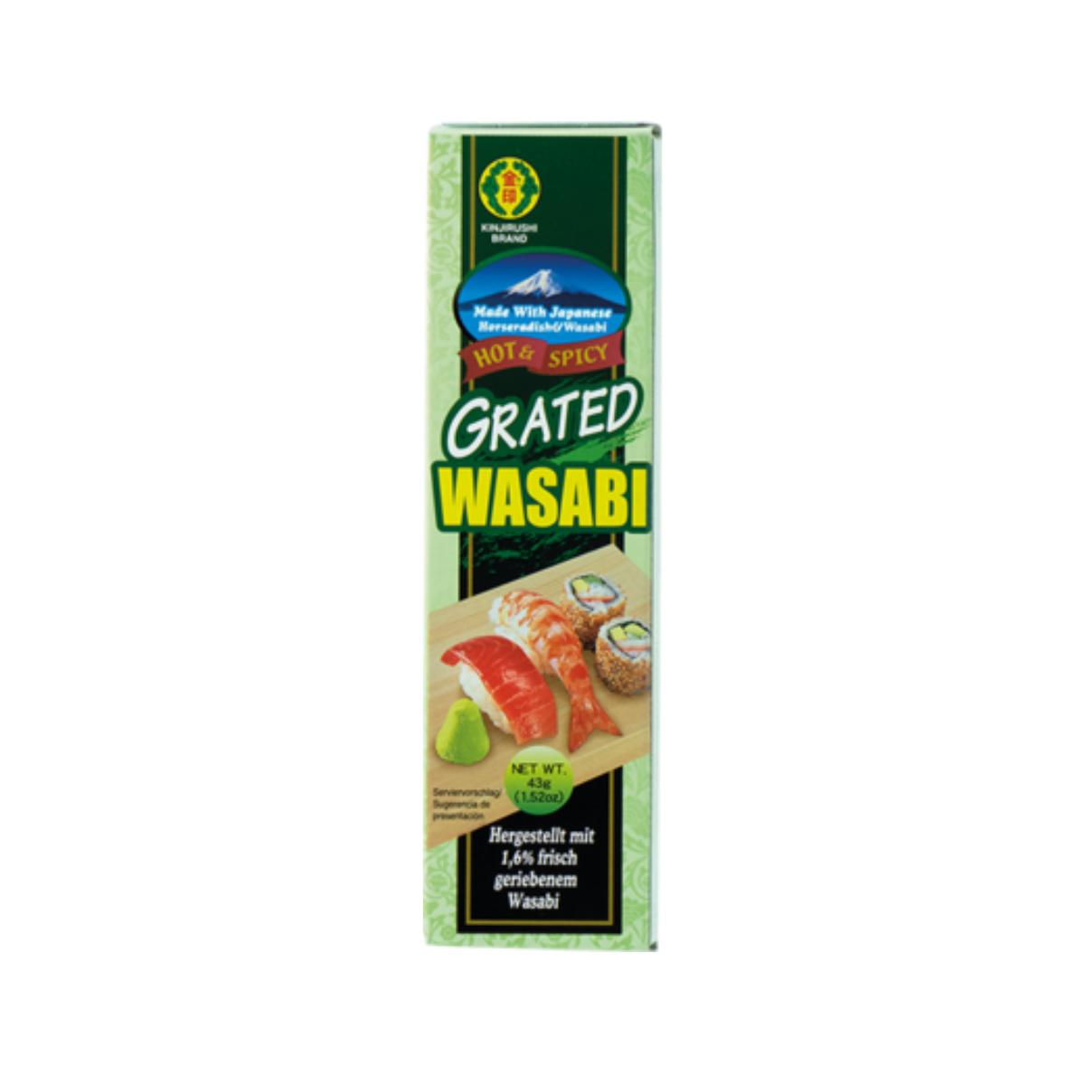Tubo de pasta de wasabi picante Kinjirushi 43g