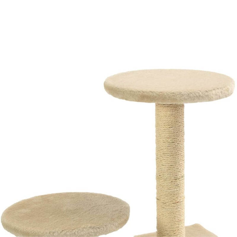 Vidaxl Rascador Para Gatos Con Poste De Sisal 60 Cm Beige_5
