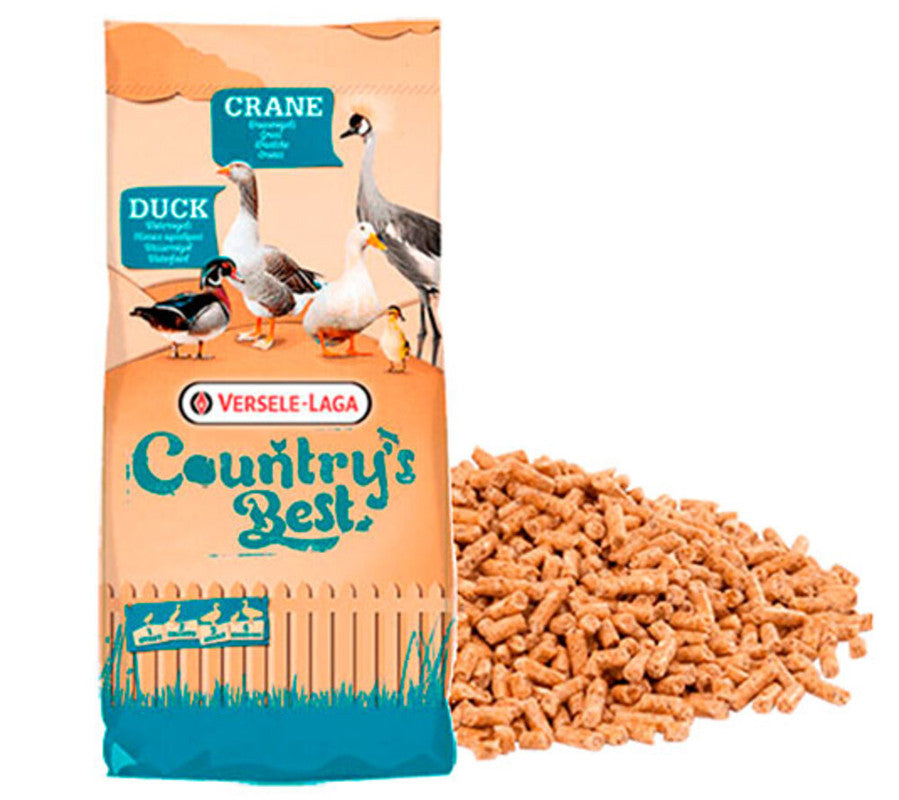 Comida especial para patos en época de reproducción, Pellet Duck 4, completa para gansos, cisnes y patos (20 kg)._0