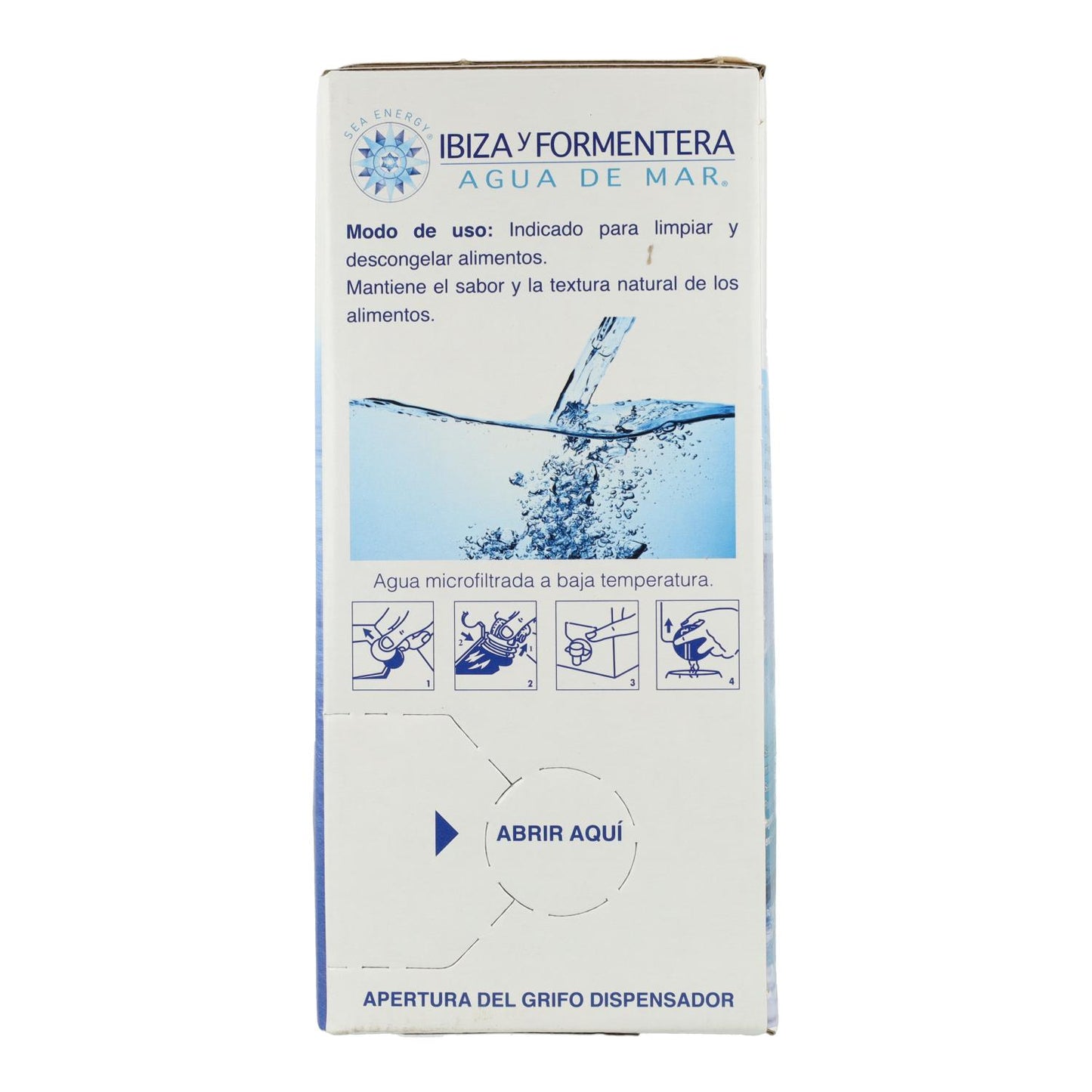 Sacola Seawater Ibiza e Formentera em caixa 3 L