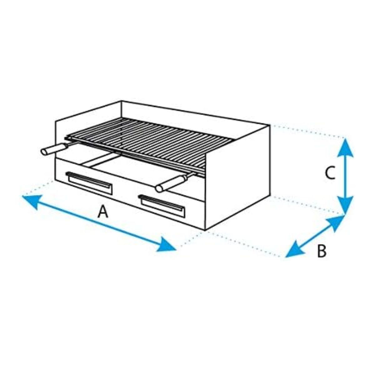 Gaveta especial para churrasco para paelleras Imex El Zorro