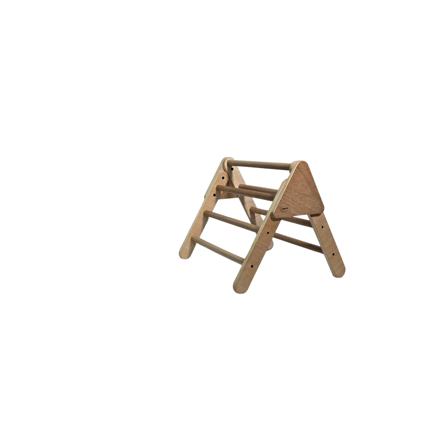 Triángulo Pikler + Rampa de escalada. Talla pequeña. Encerado Ecológico_3