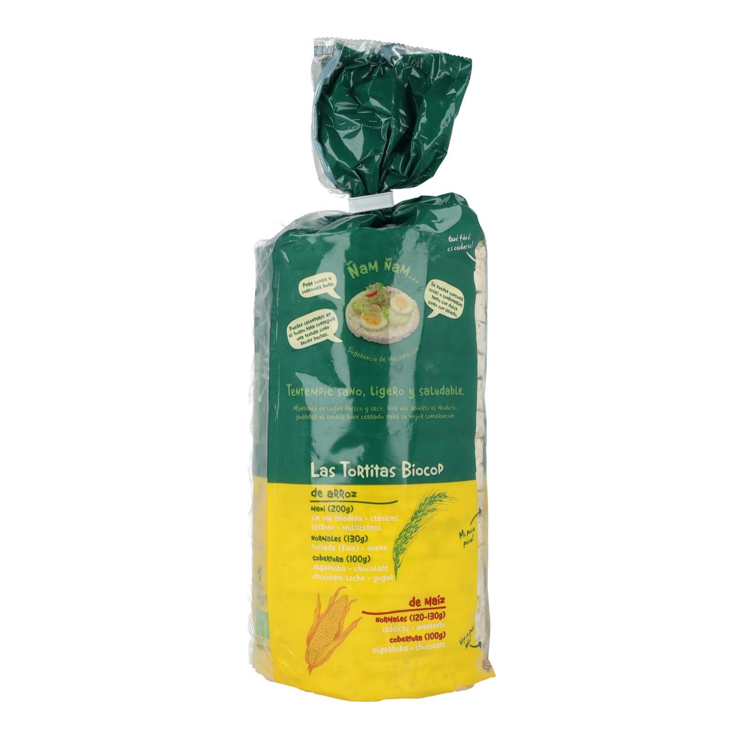 Panquecas de arroz com sementes de sésamo Biocop 200 g