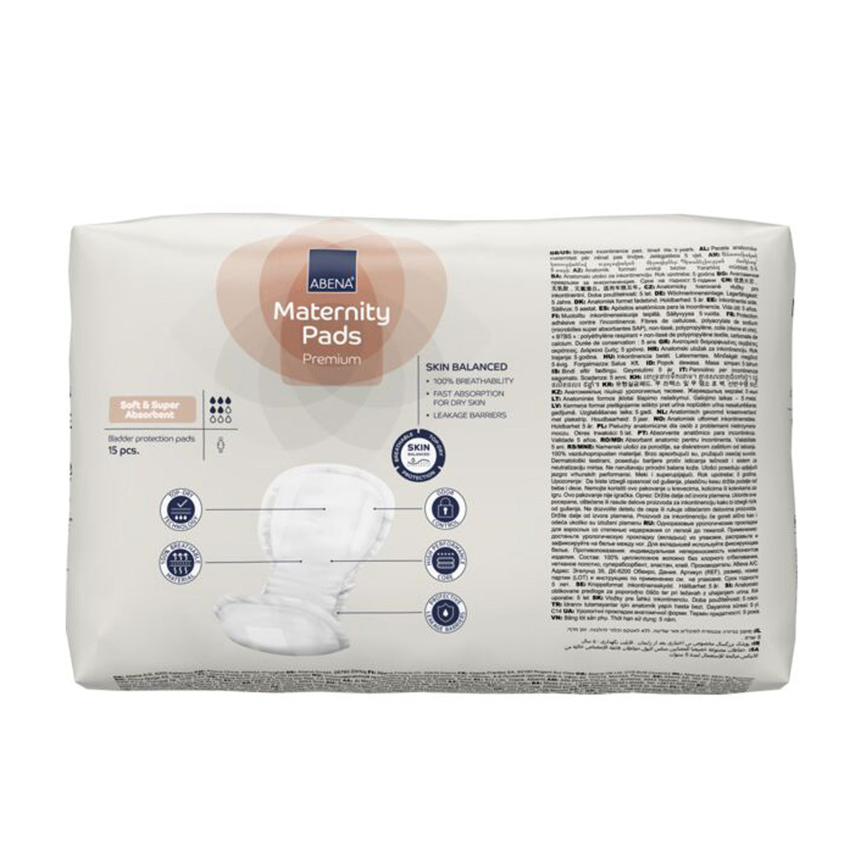 Pensos para Maternidade ABENA 15 unidades