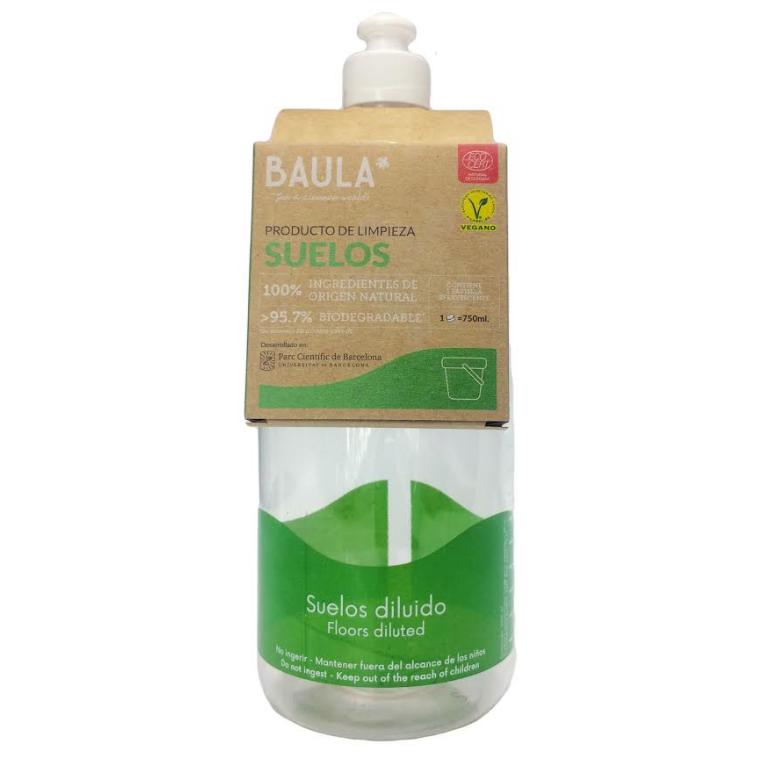 Pacote de produto de limpeza de pavimentos ecológico + frasco com tampa de pressão Baula