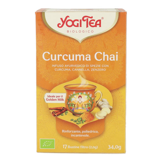 Yogi Tea BIO Turmeric Chai, 17 saquetas de chá