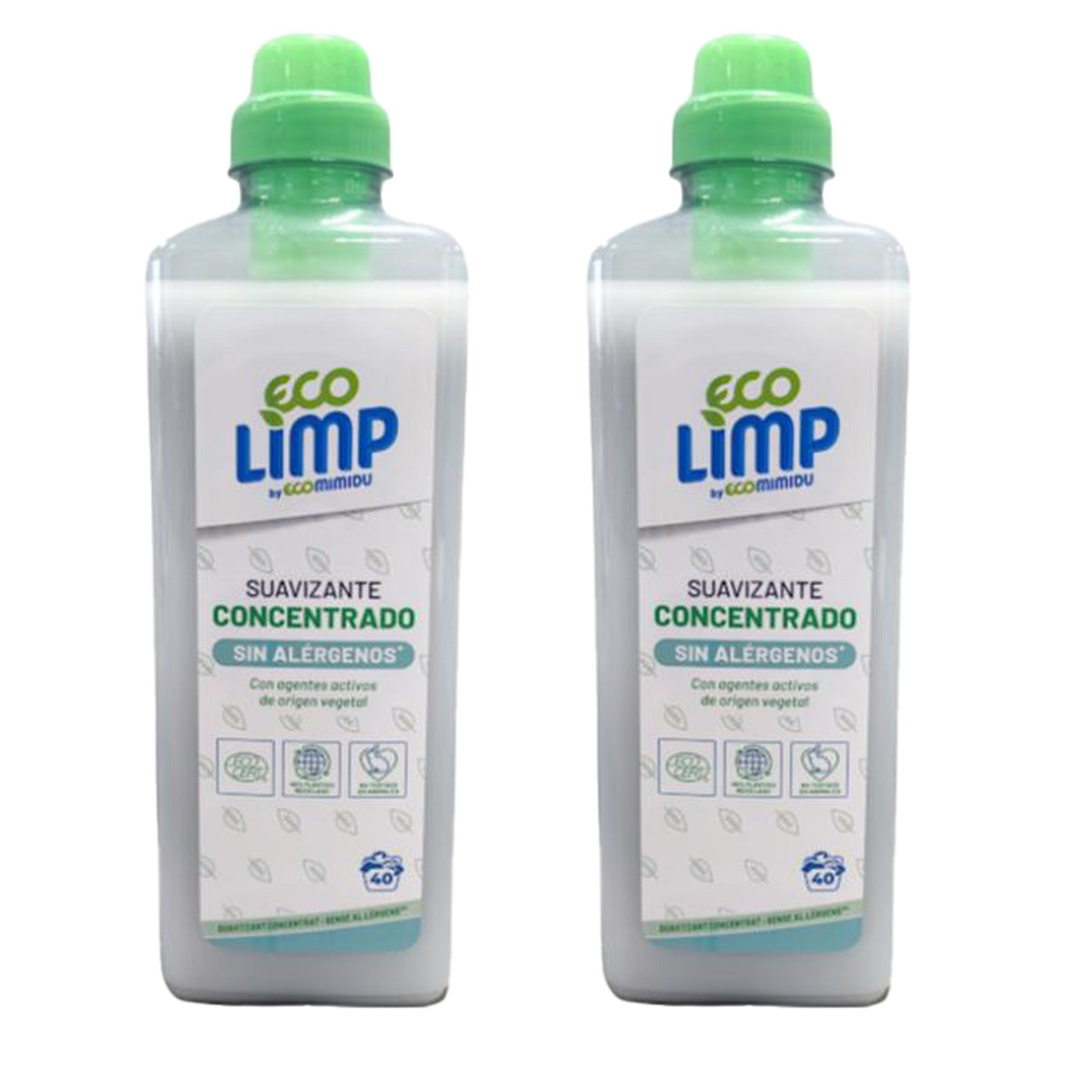 Embalagem com 2 Amaciadores Concentrados Mimidu ECO 40 doses