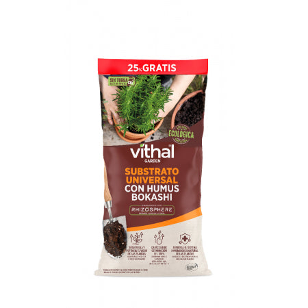 Substrato universal com húmus Bokashi Eco 50 L Vithal Garden