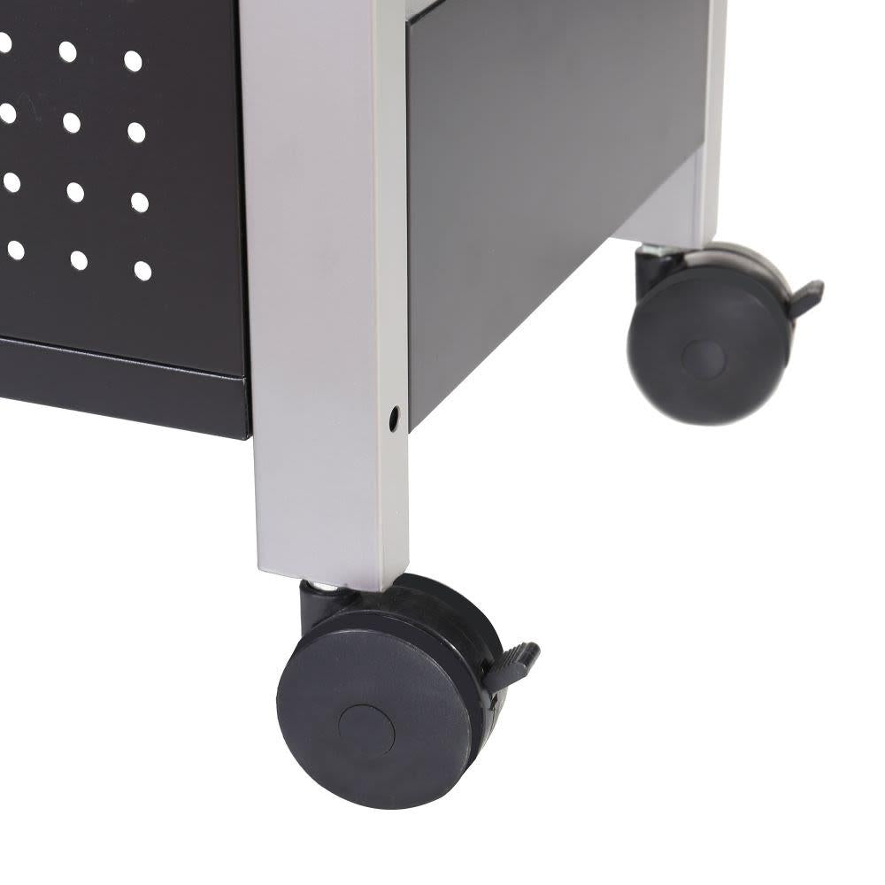 Birgitt Grelhador a gás com 3 queimadores em aço 52 x 126 x 110 cm Ldk Garden