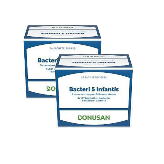 Pack 2x BACTERI 5 INFANTIS, Bonusan, 2x28 Envelopes
