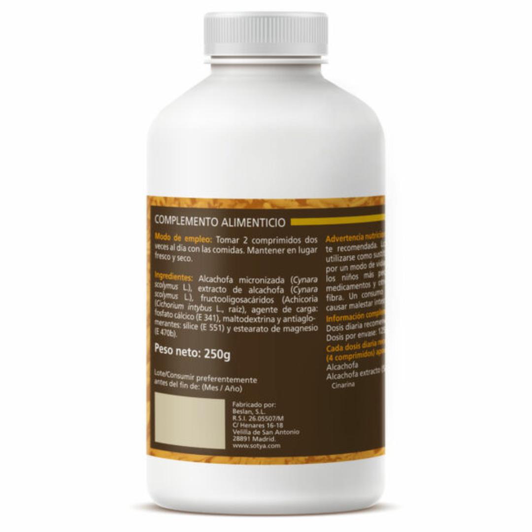 Alcachofra Sotya 500 mg. Comp. 500U