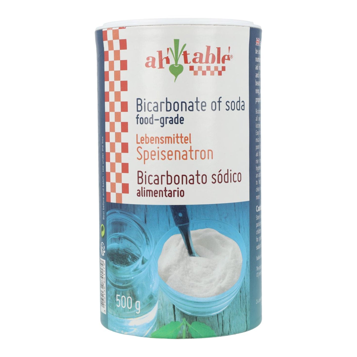 Bicarbonato de sódio para uso alimentar La Droguerie écologique 500 g
