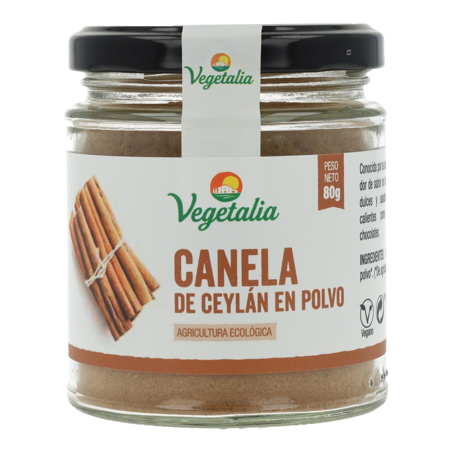 Canela do Ceilão em pó Bio Vegetalia 80 g