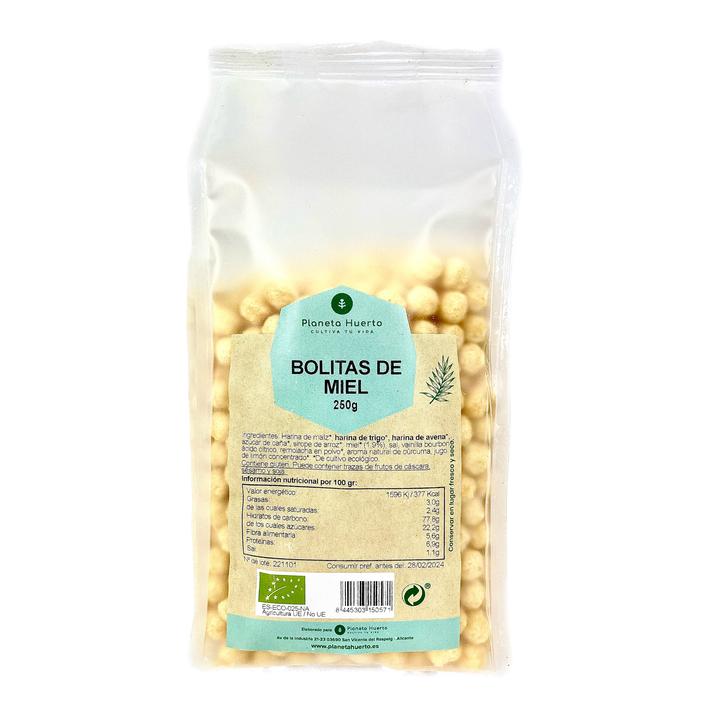 Cereais de pequeno-almoço Honey Balls ECO Planeta Huerto 250 g